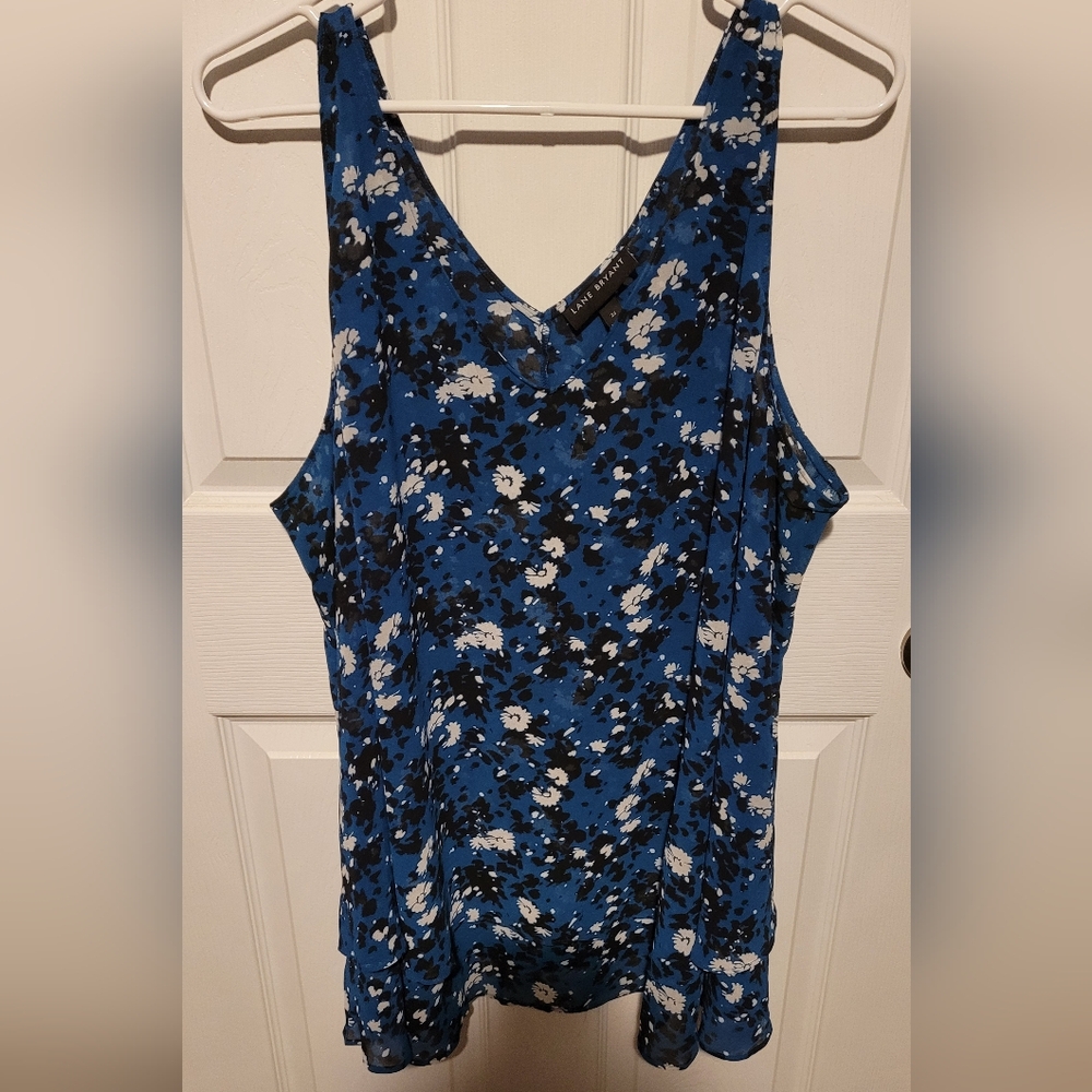 NWT Lane Bryant floral flowy tank 22/24